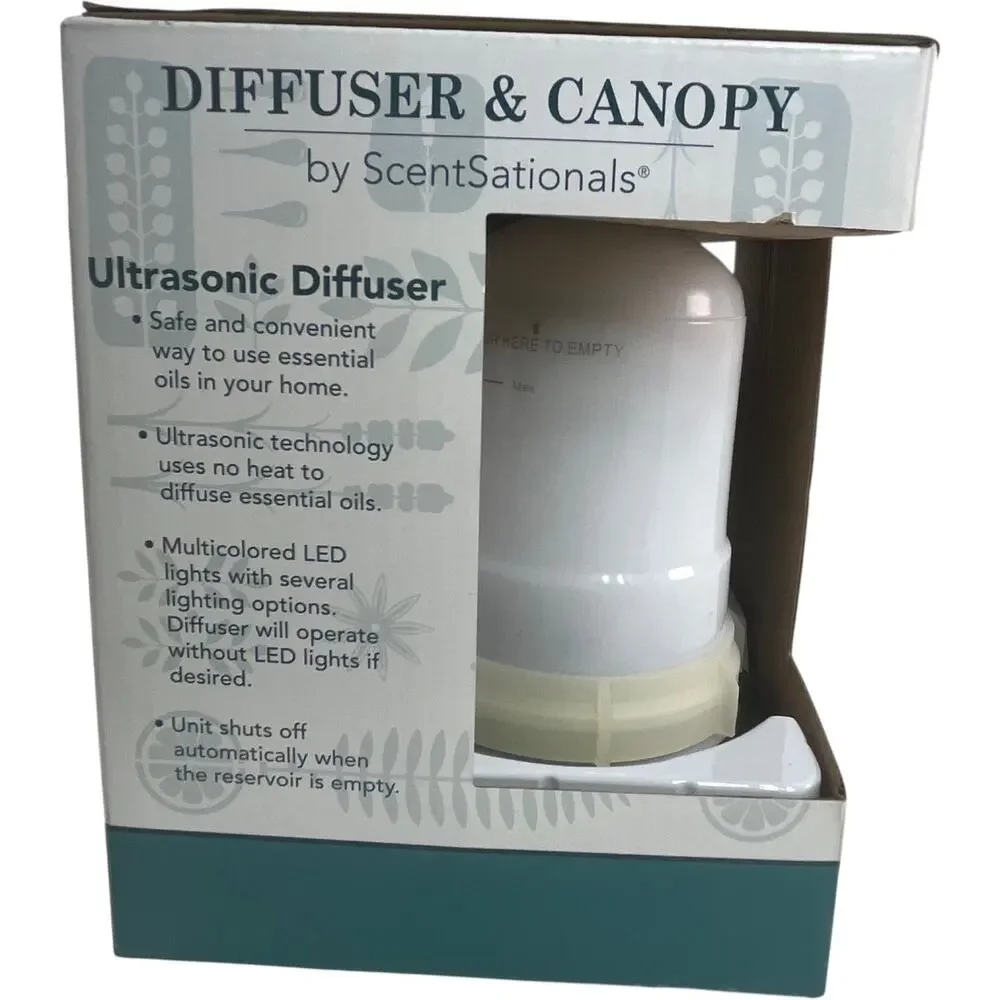 ScentSationals Secret Garden Essential Oil Diffuser Canopy Ultrasonic